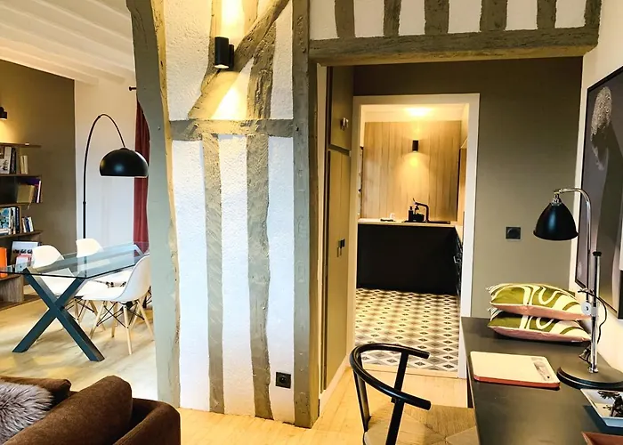 L' Annexe Du 10honfleur Апартаменты *