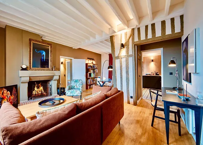 L' Annexe Du 10honfleur Апартаменты *